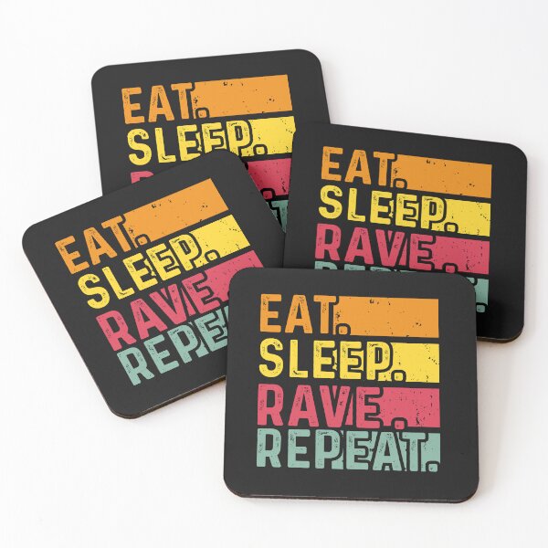 Item preview, Eat Sleep Rave Repeat designed and sold by Tmino-design.
