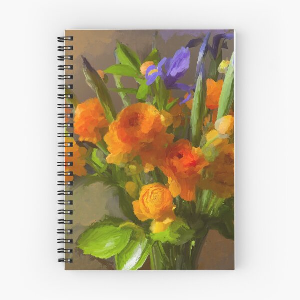 Item preview, Ranunculus and Iris designed and sold by Flowersonstuff.