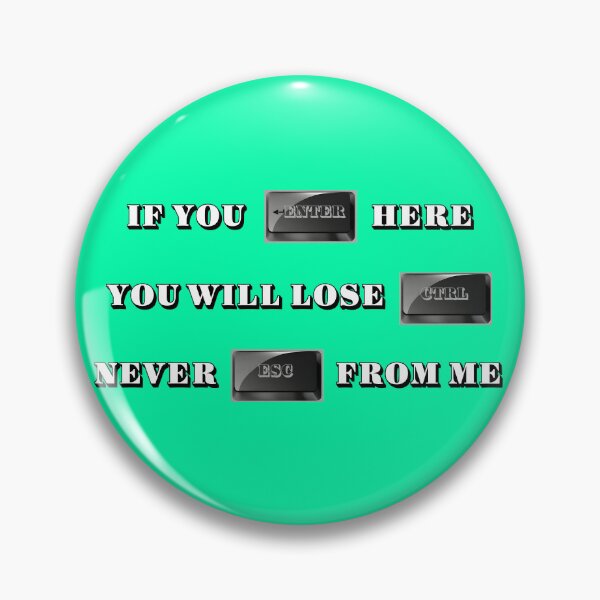 Item preview, Computer keyboard keys enter, control and escape designed and sold by CoolVisionStd.
