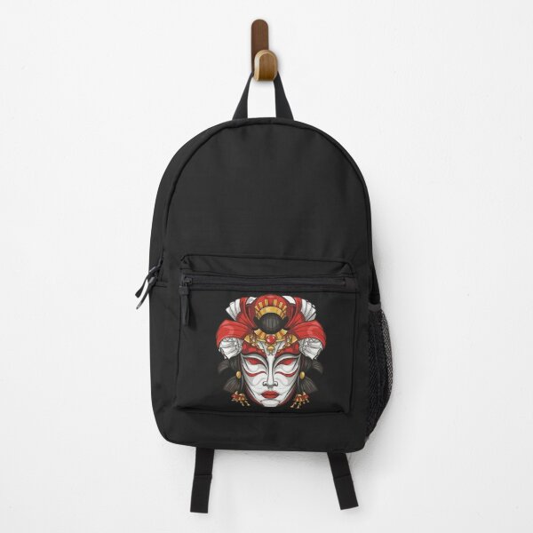 Vista previa del artículo con la obra «  Noh - Geisha Kabuki escarlata», diseñado y vendido por LoveandNature.