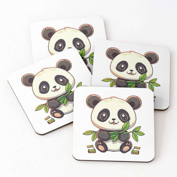Item preview, Cute Panda Bear with its bamboo designed and sold by culturageekstor.