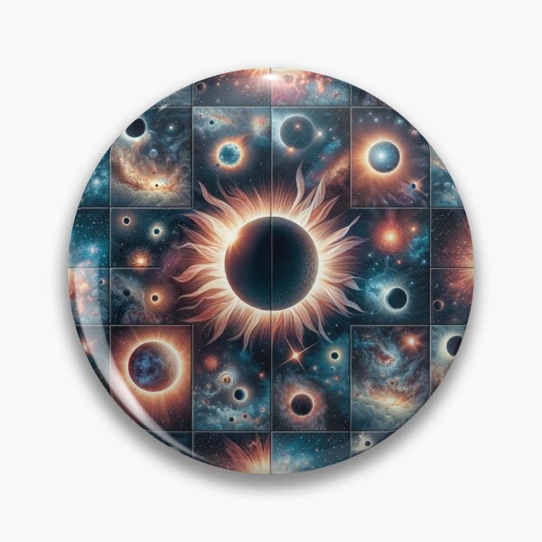 Item preview, Cosmic Solar Galaxy Eclipse Pattern designed and sold by nagol10h.