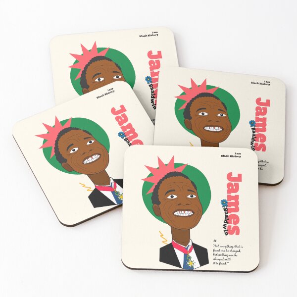 Item preview, Timeless Wisdom: James Baldwin Vector Art designed and sold by ArtologyNamah.