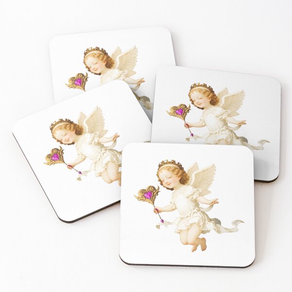 Item preview, Cute Smiling Female Angel With Crown and Scepter Flying designed and sold by bagstudio.