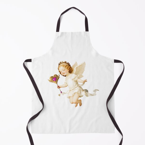 Item preview, Cute Smiling Female Angel With Crown and Scepter Flying designed and sold by bagstudio.