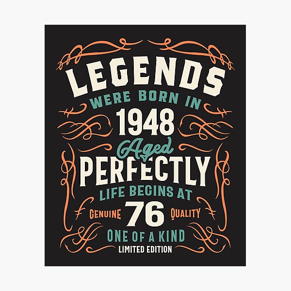 Item preview, 1948 76th Birthday Gifts 76 Year Old Men Women designed and sold by cidolopez.