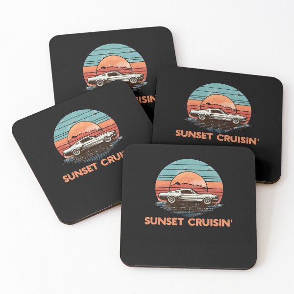 Item preview, Sunset Cruisin': Vintage Muscle Symphony designed and sold by PlayfulMuse.