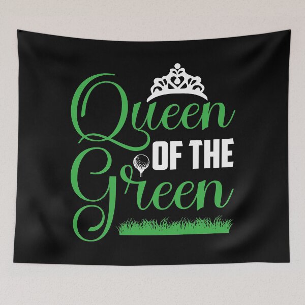 Item preview, Queen of the green, Funny Golfing Tee, Golf Gift for Women, Golfer's Clothing, Sporty Shirt designed and sold by TL-shop.
