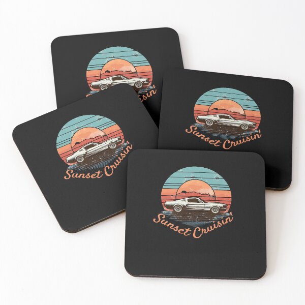 Item preview, Sunset Cruisin': Vintage Muscle Symphony designed and sold by PlayfulMuse.