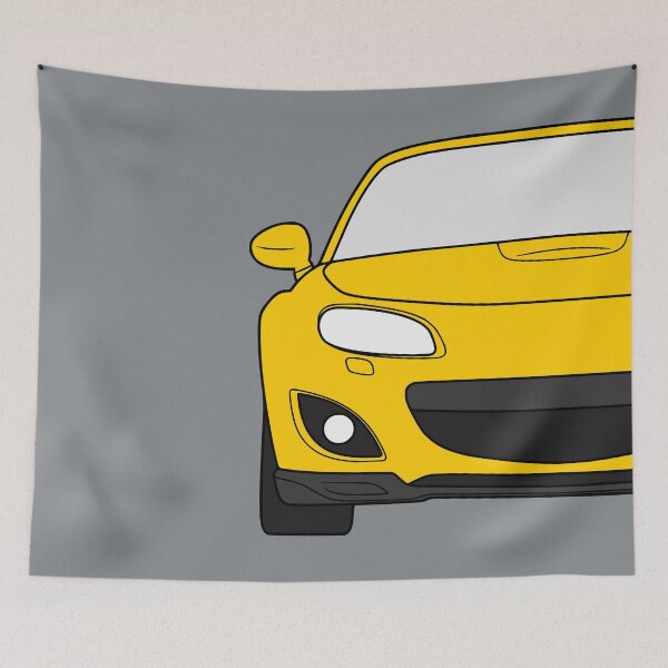 Item preview, Mazda Miata MX5 NC facelift competition yellow designed and sold by EdimDesign.