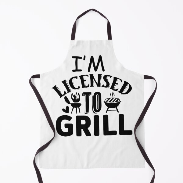 Item preview, I'm Licensed To Grill. I love to barbecue. designed and sold by fredgarden8.