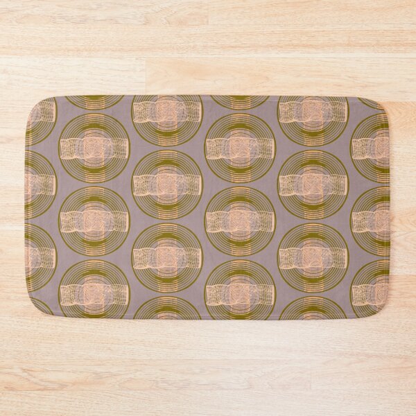 Item preview, Circle and Cross Design, Dark Green and Brown Brush Stroke Effect designed and sold by LZenDesigns.