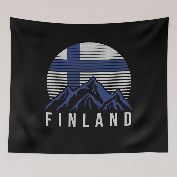 Item preview, Mountains Finland Helsinki Finnish designed and sold by MooonTees.