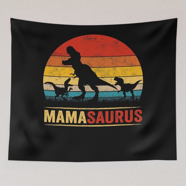 Item preview, Mama Dinosaur T Rex Mamasaurus 2 kids Family Matching designed and sold by SpeedyPrints.