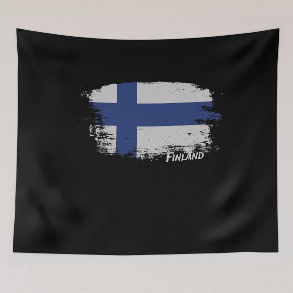 Item preview, Finland Flag Flag Helsinki Finnish designed and sold by MooonTees.