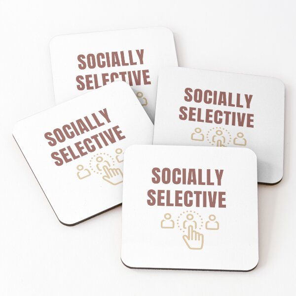 Item preview, Socially Selective Typography Design  designed and sold by Auchi_Verse.