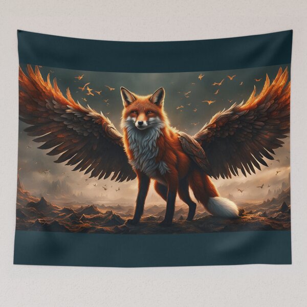 Item preview, winged fox designed and sold by FELTOLTVE.