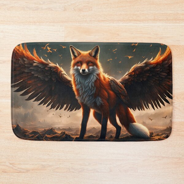 Item preview, winged fox designed and sold by FELTOLTVE.