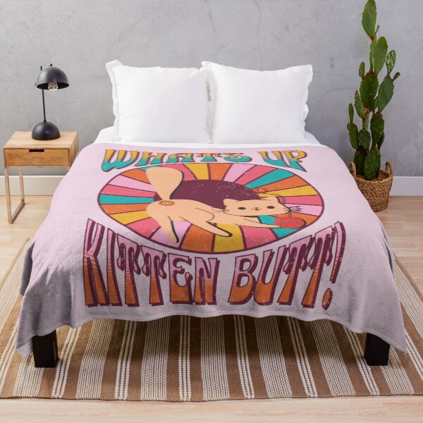 Item preview, Guess What Kitten Butt designed and sold by NettiesWallArt.
