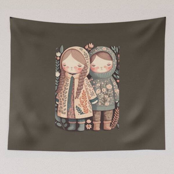 Item preview, Baby sisters  designed and sold by WintBloom.