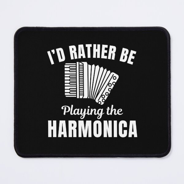 Item preview, I'd rather be playing the harmonica, harmonica instrument player or lovers saying designed and sold by NBSStore.