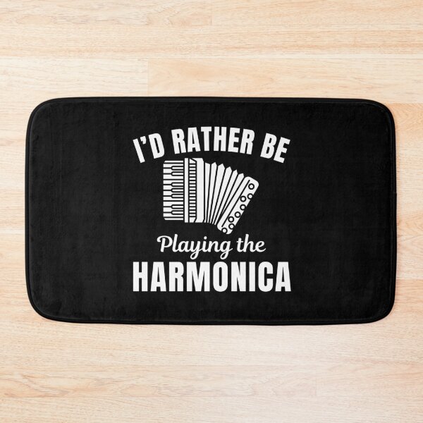 Item preview, I'd rather be playing the harmonica, harmonica instrument player or lovers saying designed and sold by NBSStore.