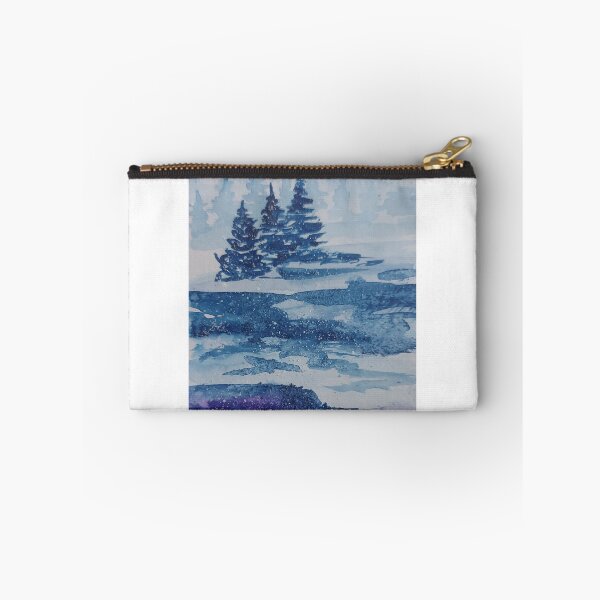 Item preview, fir trees under the snow designed and sold by clayreparisshop.