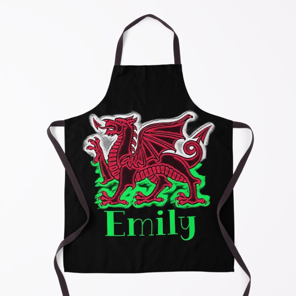 Item preview, EMILY CYMRU DRAIG GOCH RED DRAGON GREEN designed and sold by Marni Scofidio Desi9ns.