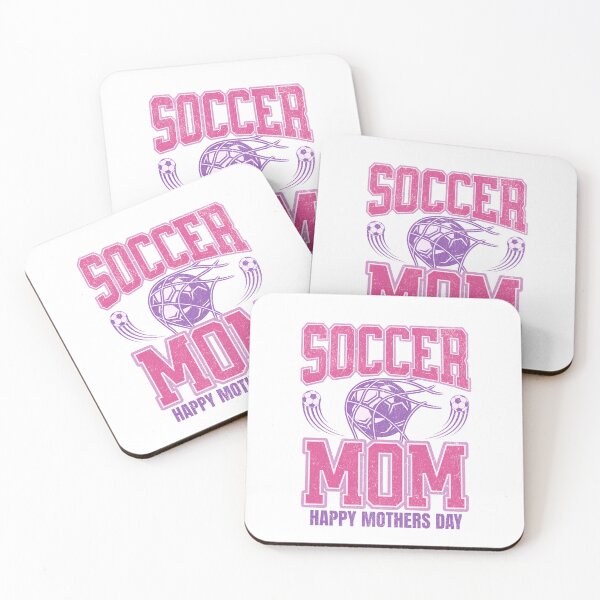Item preview, Soccer mom in pink and purple design designed and sold by BritishDelights.