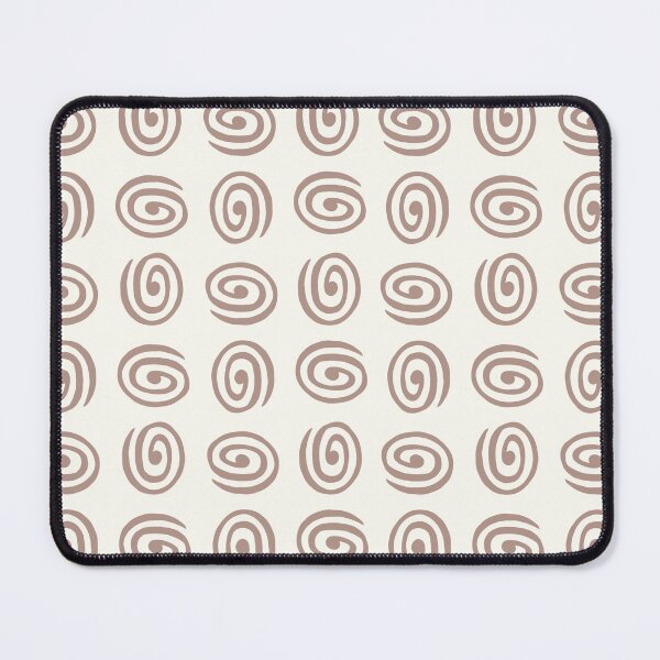 Item preview, Minimalist abstract pattern. Hand drawn spirals . Mink color version designed and sold by Origillus.