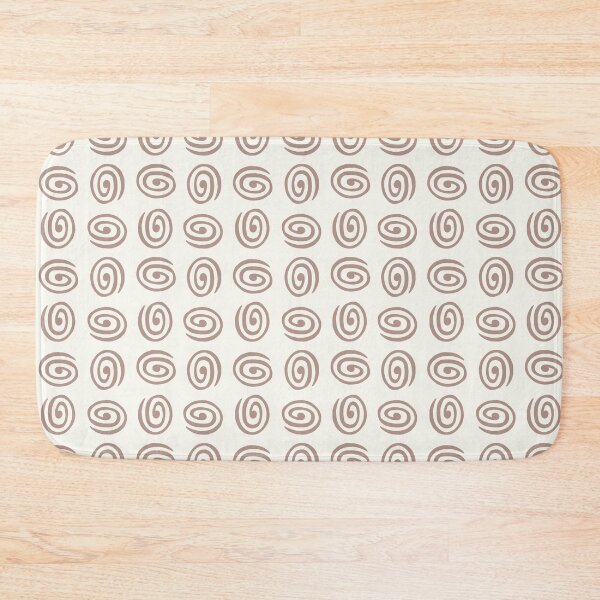 Item preview, Minimalist abstract pattern. Hand drawn spirals . Mink color version designed and sold by Origillus.