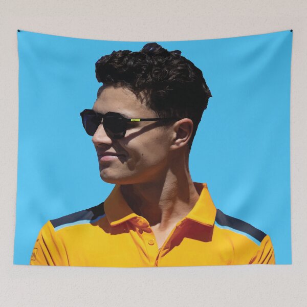 Item preview, Norris F1 Driver smiling with Sunglasses McLarenF1 Team Oscar Piastri Teammate designed and sold by FormulaGTee1.
