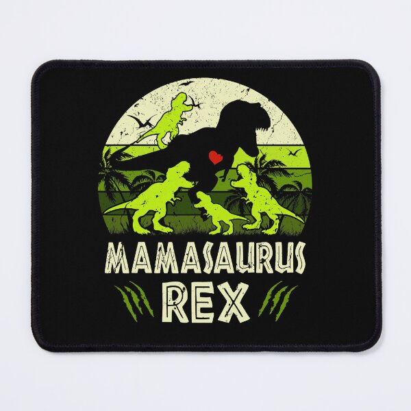 Item preview, Mama Dinosaur T Rex Mamasaurus 4 kids Matching Family designed and sold by SpeedyPrints.