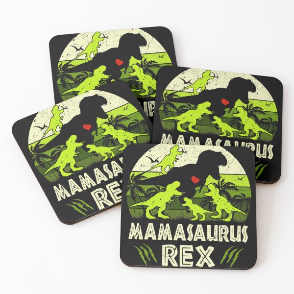 Item preview, Mama Dinosaur T Rex Mamasaurus 4 kids Matching Family designed and sold by SpeedyPrints.