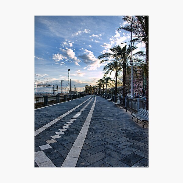 Il passiatore, Catania Photographic Print