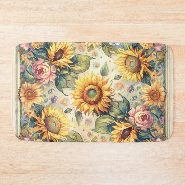 Item preview, Sunlit Garden : Helianthus Harmony designed and sold by TheCheckerwell.