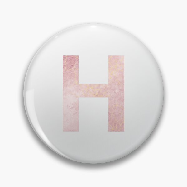 Item preview, Initial H with pink marble effect designed and sold by alessiazoe.