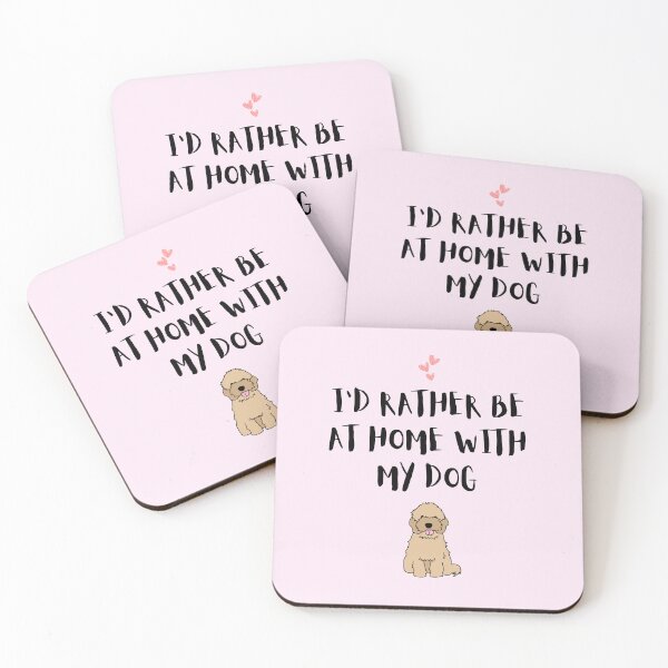 Item preview, I'd rather be at home with my dog! designed and sold by firewhiskey.
