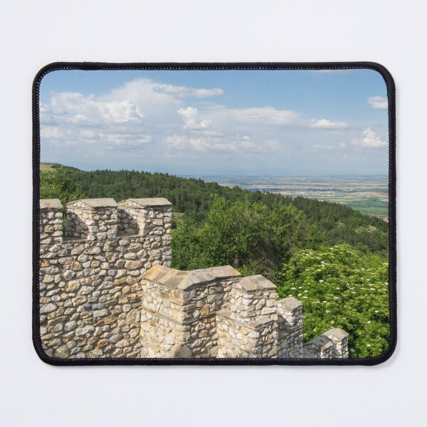 Item preview, Thracian Plain Vista Through Crenelated Monastery Walls designed and sold by Georgia Mizuleva.