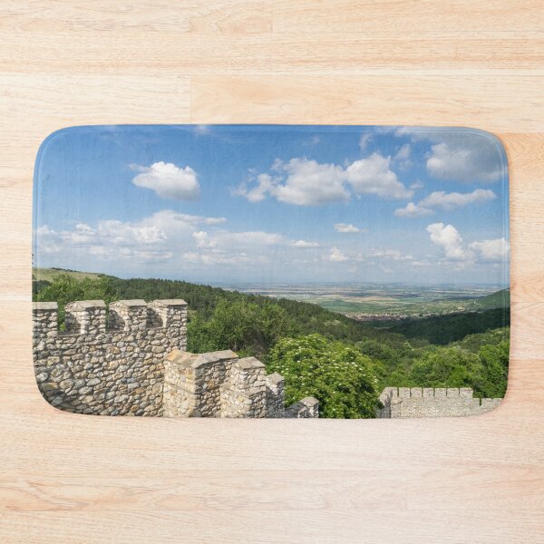 Item preview, Thracian Plain Vista Through Crenelated Monastery Walls designed and sold by Georgia Mizuleva.