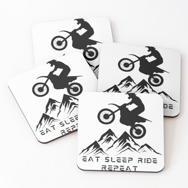 Item preview, EAT SLEEP RIDE REPEAT designed and sold by snapacrab.