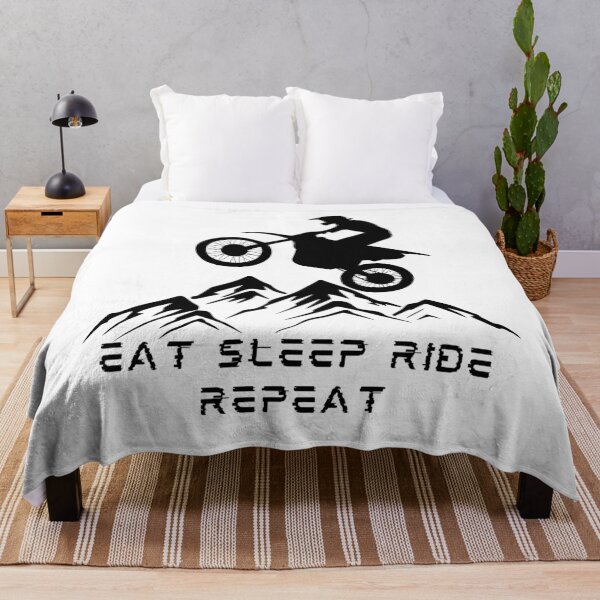 Item preview, EAT SLEEP RIDE REPEAT designed and sold by snapacrab.