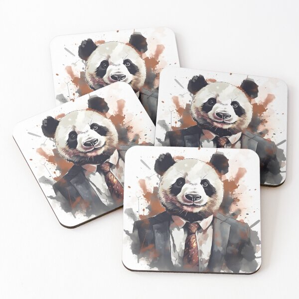 Item preview, Busy Panda businessman  designed and sold by reMarkable888.