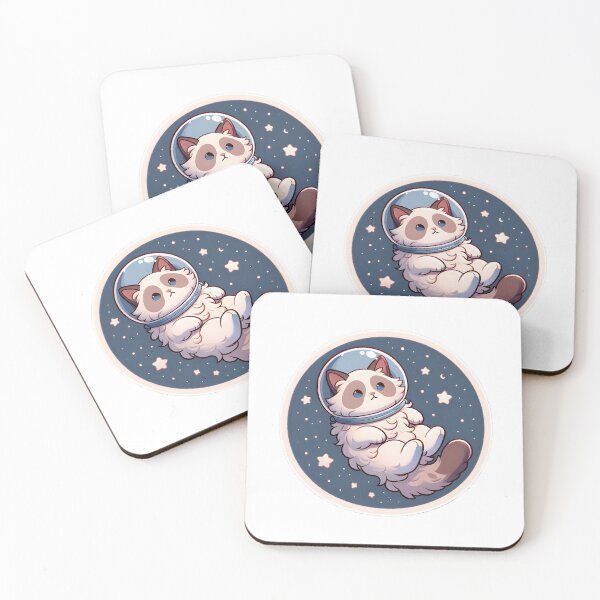 Item preview, Cosmic Voyage Feline Astronaut designed and sold by UmbrellaStudio1.