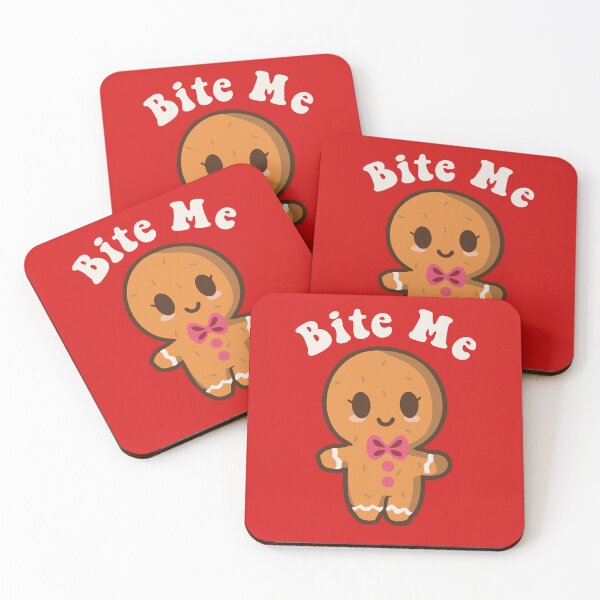 Item preview, Bite Me Gingerbread Man Funny Christmas Cookie Lover Joke designed and sold by alenaz.