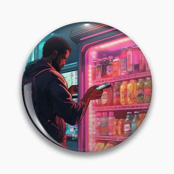 Item preview, Man using a vending machine designed and sold by HappyStickBike.