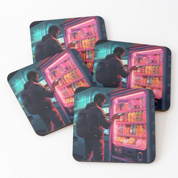 Item preview, Man using a vending machine designed and sold by HappyStickBike.