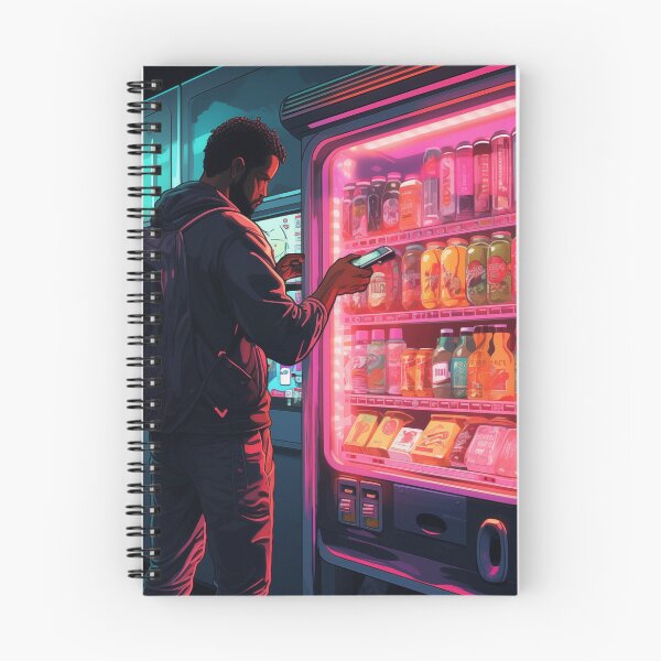 Item preview, Man using a vending machine designed and sold by HappyStickBike.