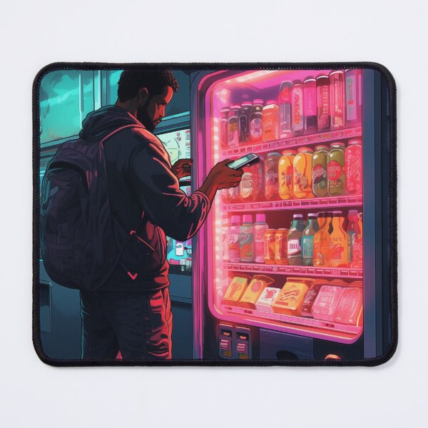 Item preview, Man using a vending machine designed and sold by HappyStickBike.
