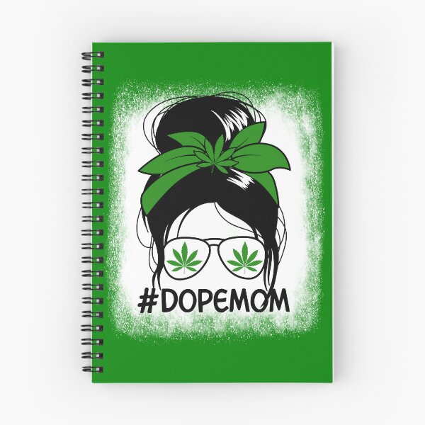 Item preview, Dope Mom Messy Bun Marijuana Smoking Mom #DopeMom Gear designed and sold by DynamicDesign.